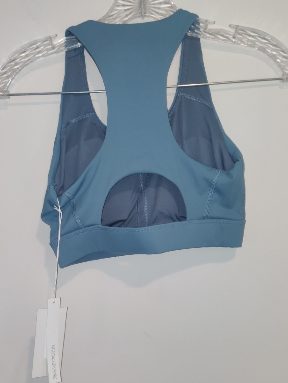 Legends Women's Blue Racerback Sports Bra - Picture 5 of 7